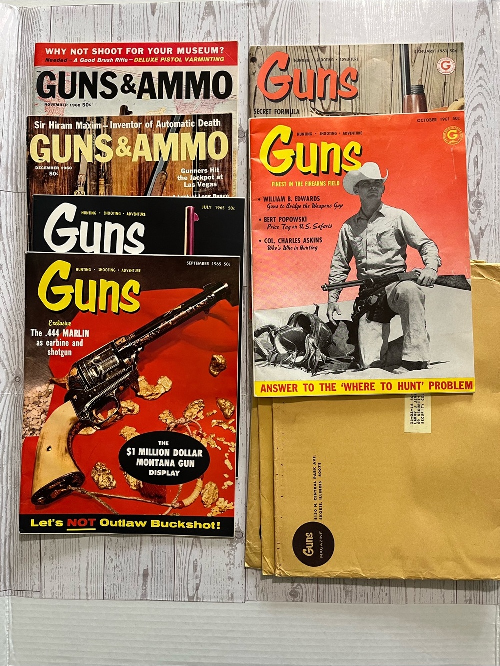 Vintage lot of 6 magazines ‘60,’61,’65